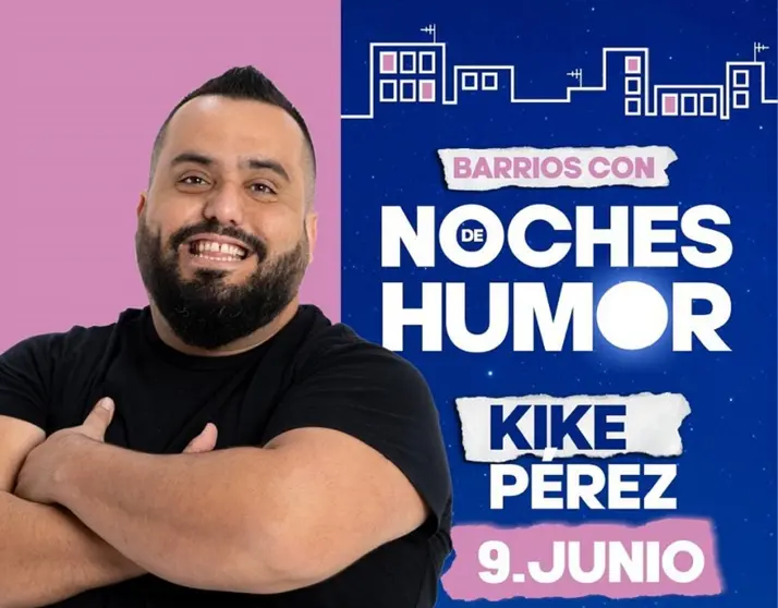 Cartel de la actuación de Kike Pérez en Nochesde Humor.