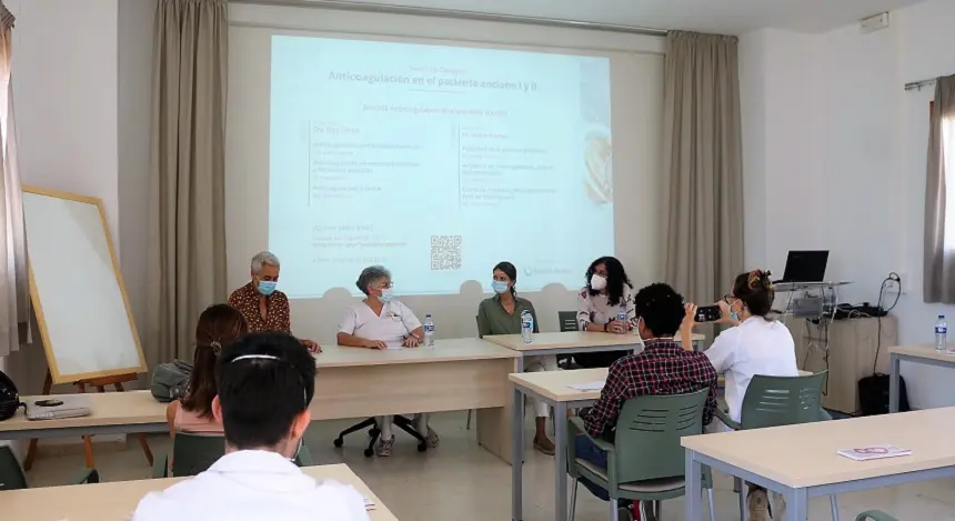 Imagen de la sesión científica de Geriatría.