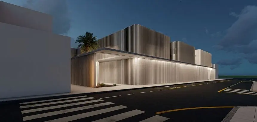 Imagen del proyecto de cómo quedaría el centro de Salud de Playa Honda
