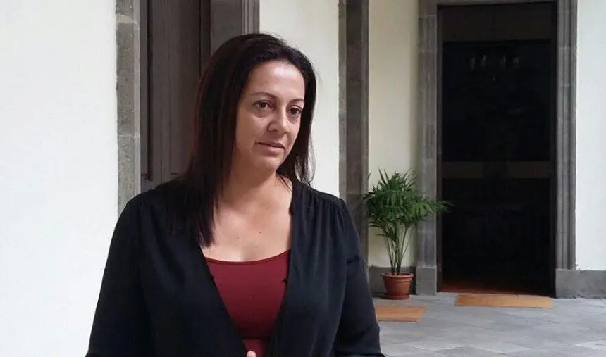 Nereida Calero, diputada del Grupo Nacionalista Canario.
