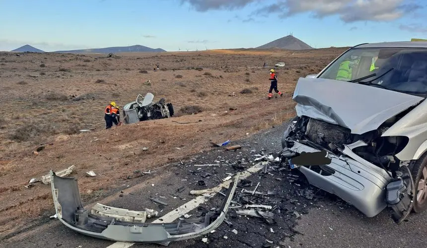 Imagen del accidente.