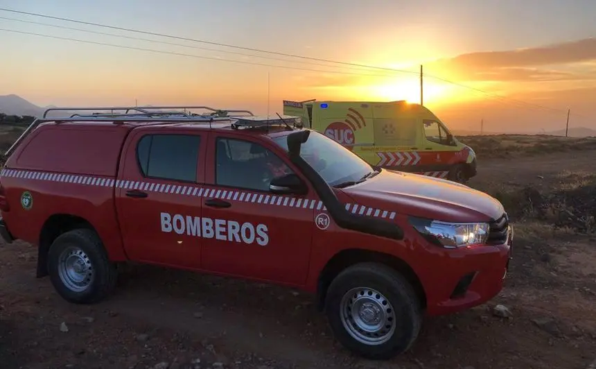 Vehículo que utilizan los bomberos de Lanzarote en sus rescates