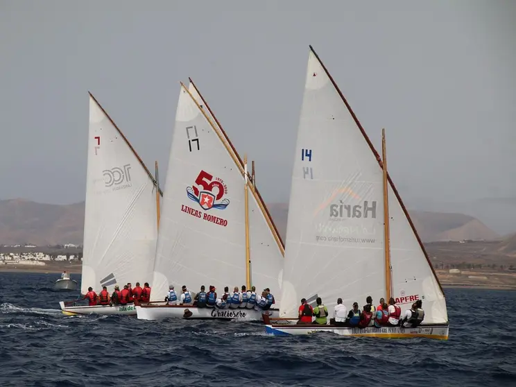 Imagen de la sexta regata de la Liga Insular de Barquillos de 8,55 Metros