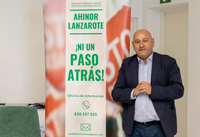 Francisco Santana, presidente de la Asociación de Afectados por la Hipoteca Norte (AHINOR)