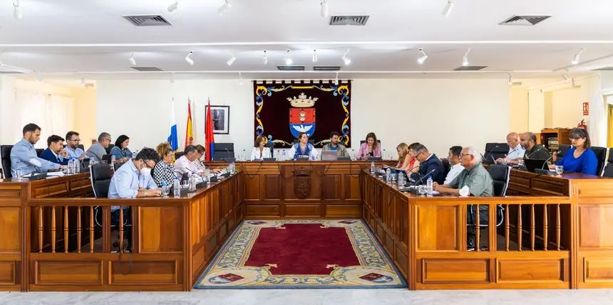 Imagen del pleno de este martes en Arrecife