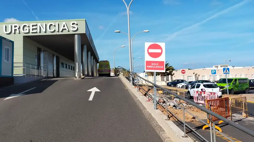 Imagen de la antigua zona de aparcamiento cuando se iniciaron las obras.