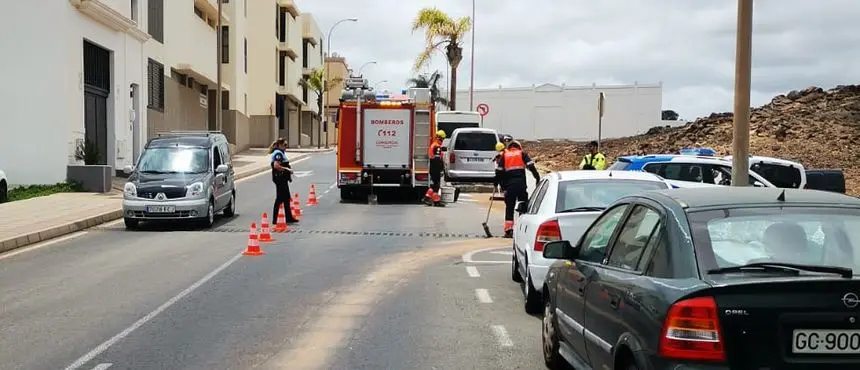 Imagen del lugar donde se produjo el accidente