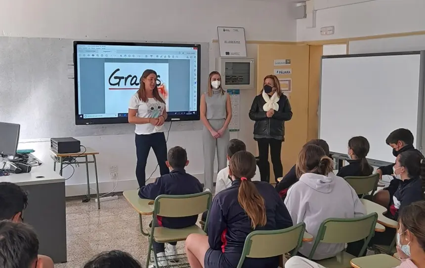 Myriam Barros durante una de las sesiones del proyecto Amalgama.