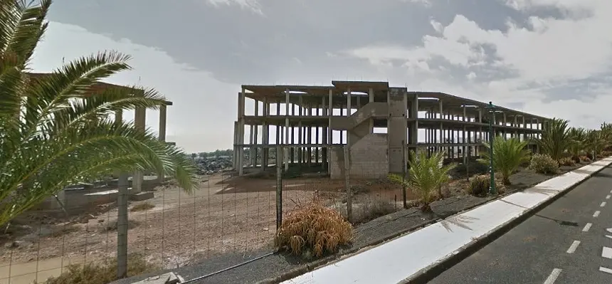 Imagen de uno de los esqueletos de Costa Teguise.
