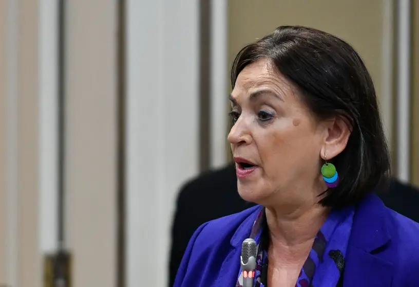 María del Río este martes en el Parlamento autonómico.