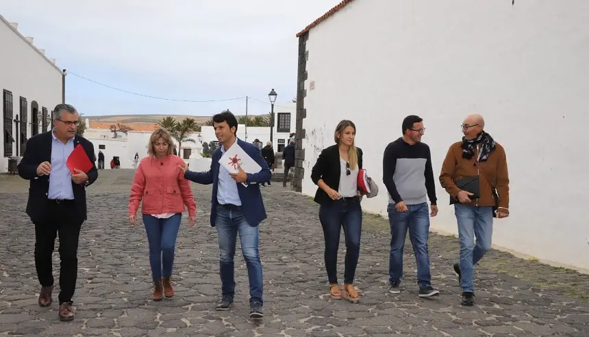 Imagen de los concejales del PSOE en La Villa.