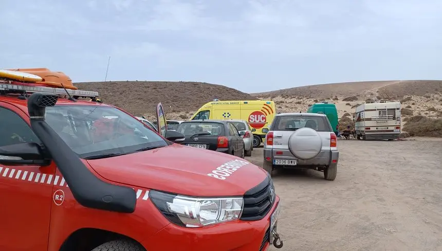 Imagen del operativo de rescate