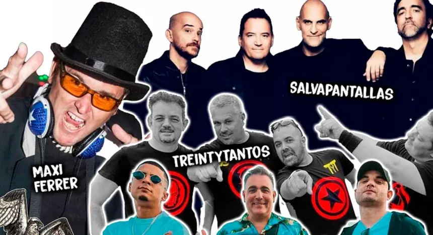 Imagen del cartel promocional de las actuaciones por las fiestas de San Ginés.