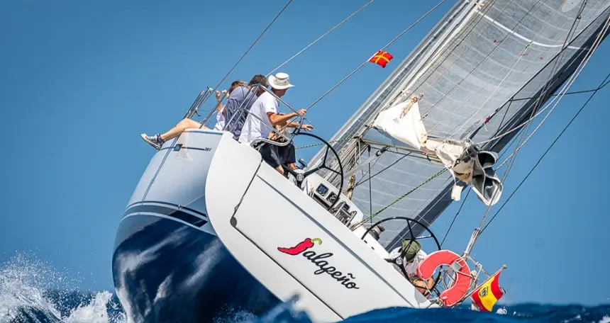 Imagen de la primera regata del Trofeo César Manrique 2022.