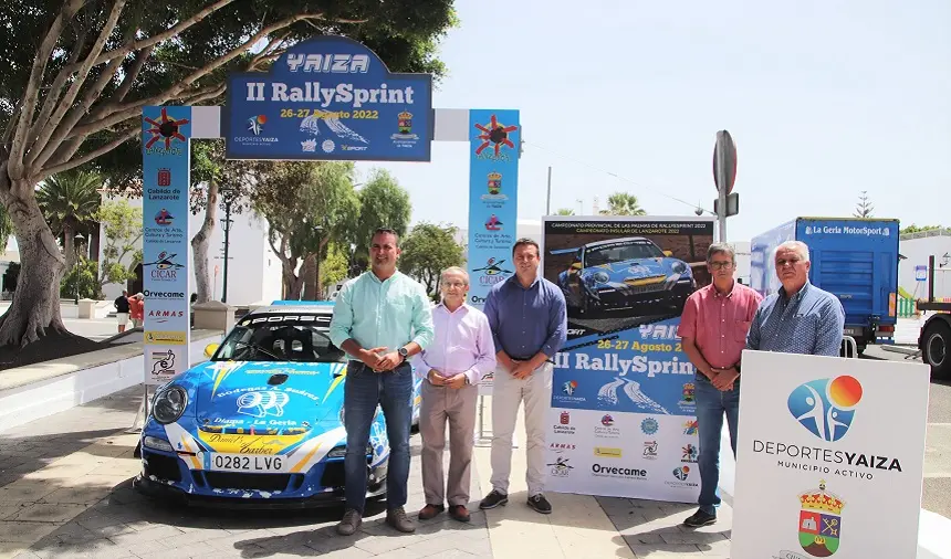 Imagen de la presentación de la segunda edición del RallySprint Yaiza.