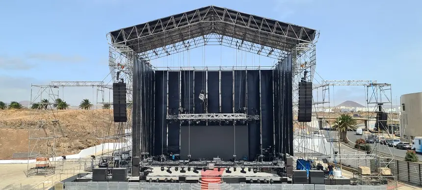 Imagen del escenario del Recinto Ferial.