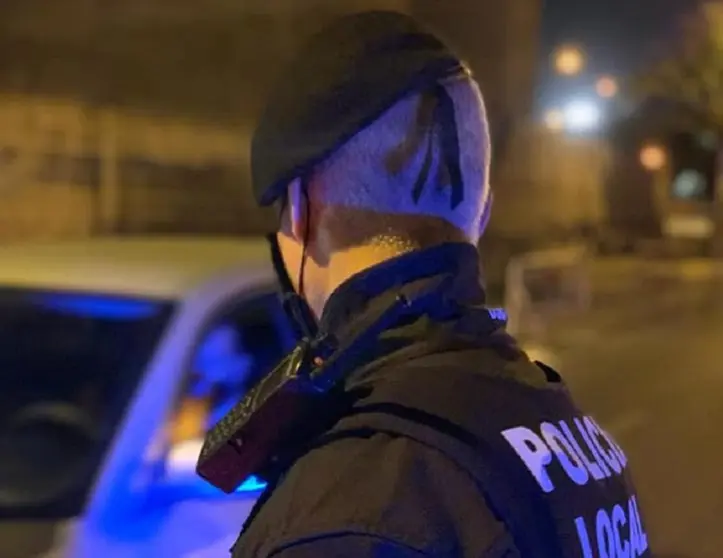 Imagen de un policia local de Arrecife.