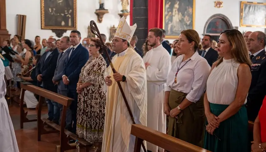 Imagen de la eucaristía realizada por las fiestas de San Ginés.