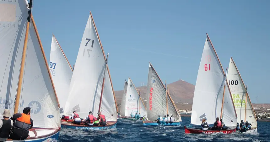 Imagen de la 5º regata barquillos vela latina.