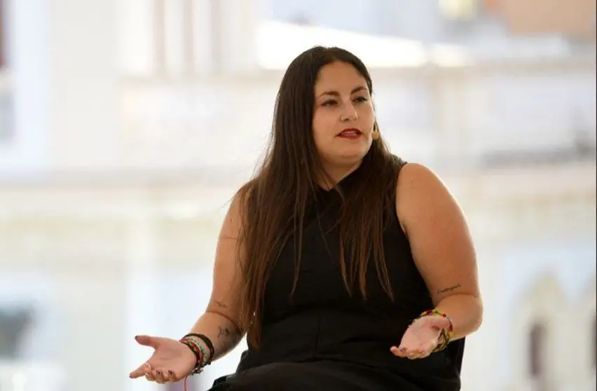 Laura Fuentes, coordinadora general de Podemos Canarias.