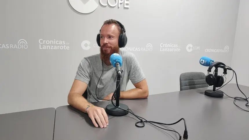 Gerardo Pérez, presidente del Club de Balonmano Chinijos, en Crónicas Radio - Cadena Cope.