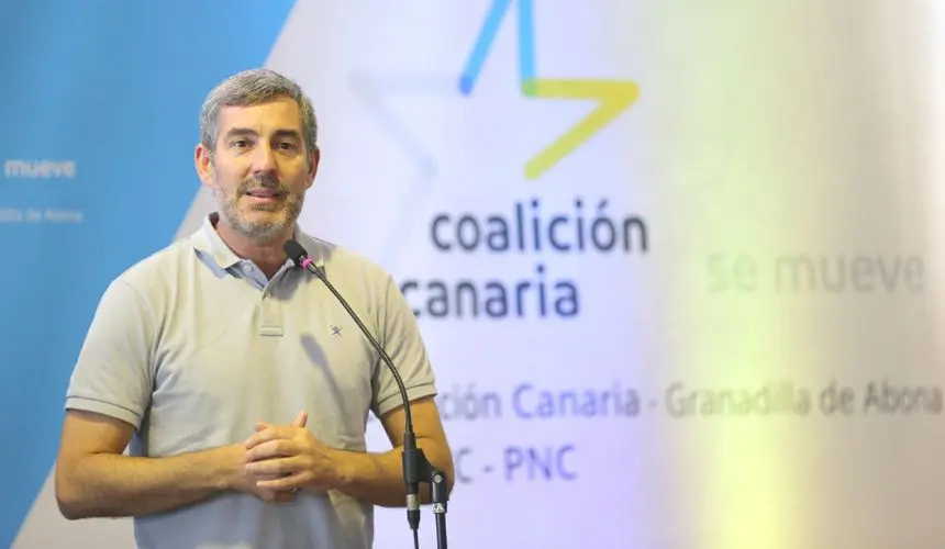 Fernando Clavijo, secretario general de Coalición Canaria.