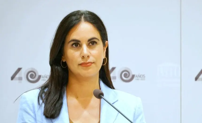 Vidina Espino, portavoz del Grupo Mixto en el Parlamento de Canarias.