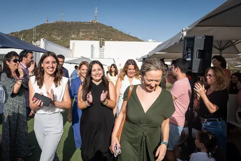 Foto tomada de las redes sociales de Podemos Canarias.