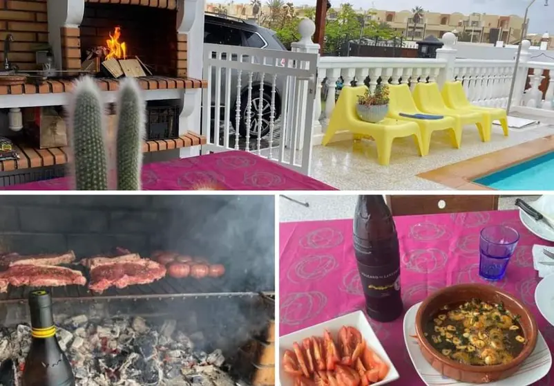 Imagen que colgó el asesor del PP en Arrecife y portavoz en Yaiza en las redes sociales sobre la comida que iba a hacer en su casa y que ahora rescata el PSOE.