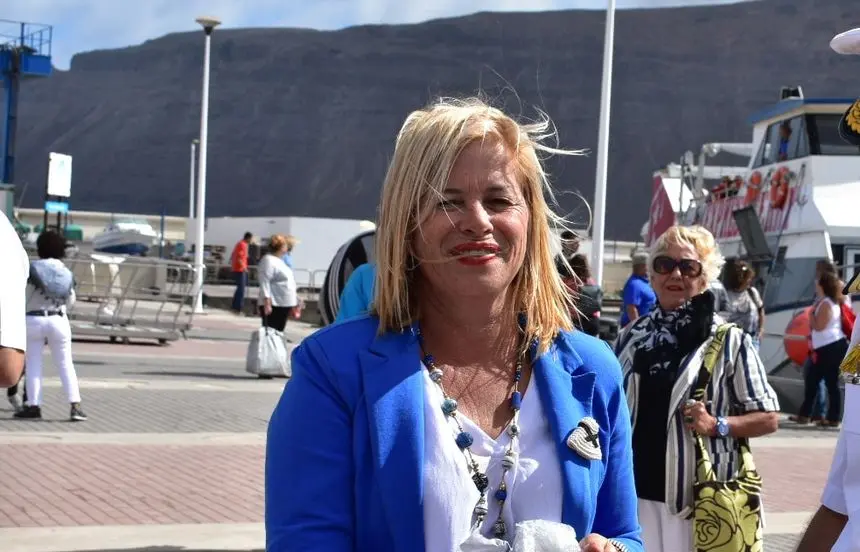 Alicia Páez, concejla delegada de La Graciosa.