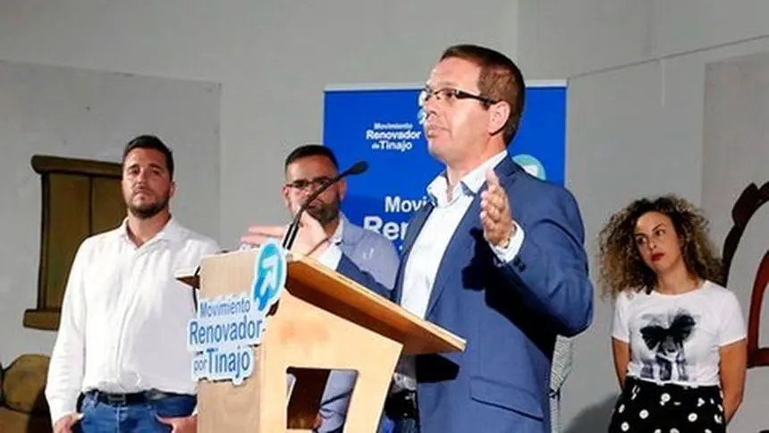 Antonio Morales durante un mitin durante la anterior campaña electoral.