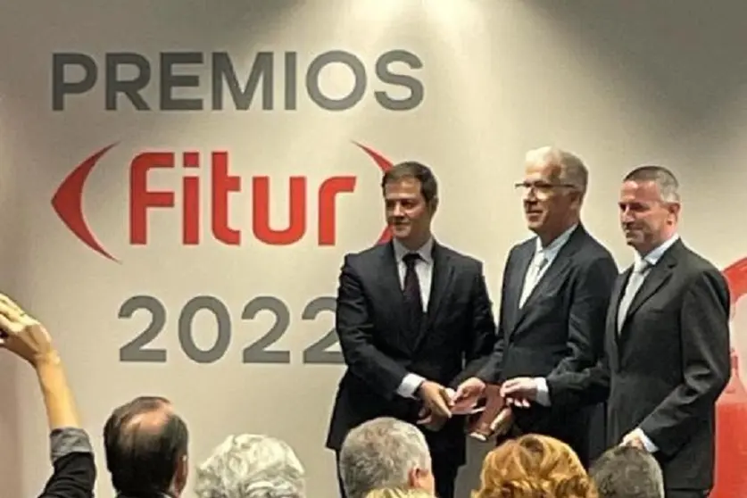 Imagen de la entrega del Premio Tribuna Fitur.