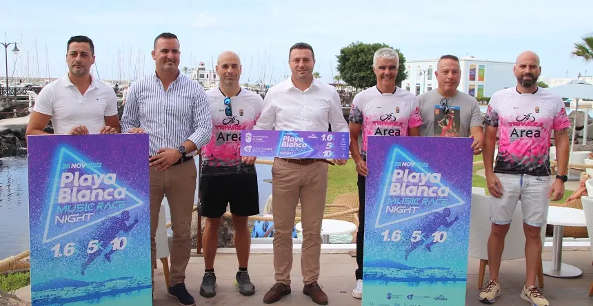 Imagen de la presentación del Playa Blanca Music Race Night.