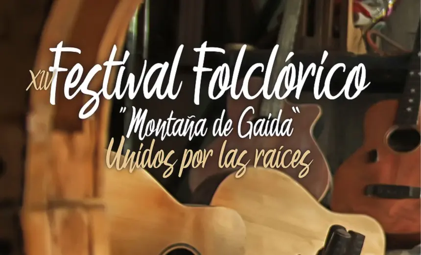 Imagen promocional del XIV Festival Folclórico Montaña Gaida.