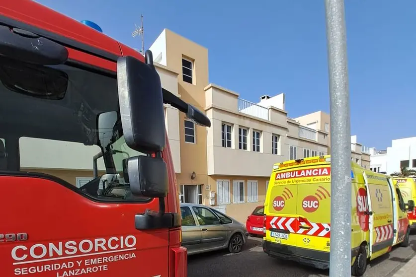 Imagen de la vivienda donde se produjo el incendio provocado