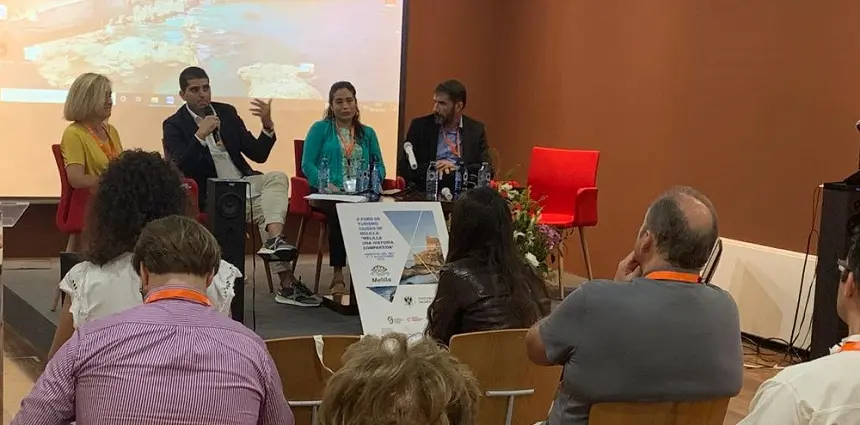 Benjamín Perdomo en el foro de Melilla.