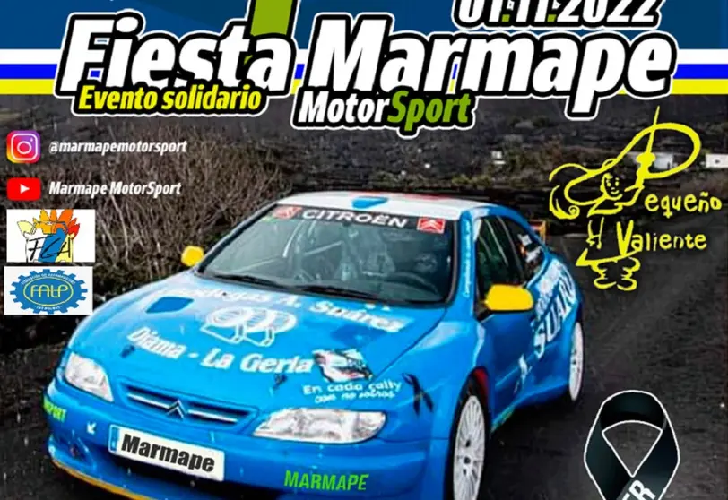 Imagen promocional de la fiesta del motor organizada por Marmape Motor Sport.