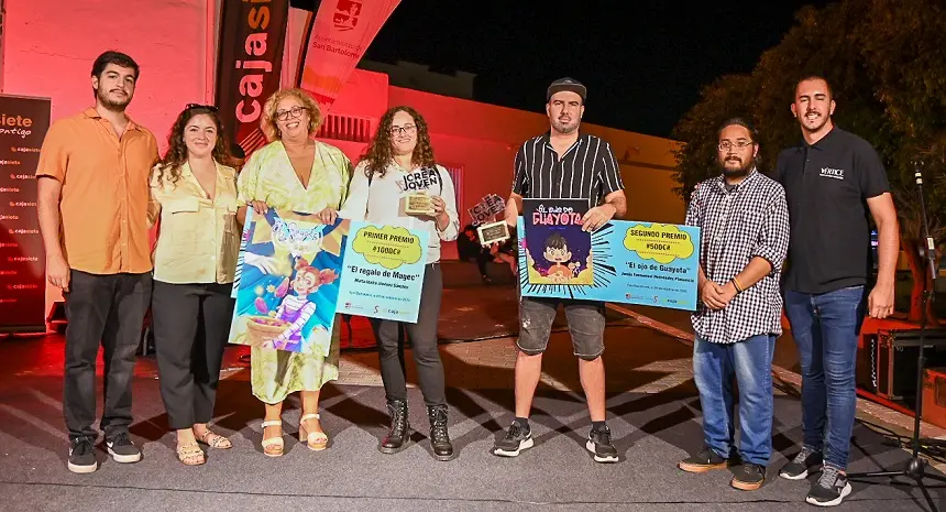Imagen de la entrega de los Premios Crea Joven.