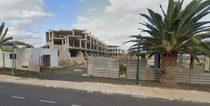 Imagen de uno de los esqueletos de Costa Teguise.