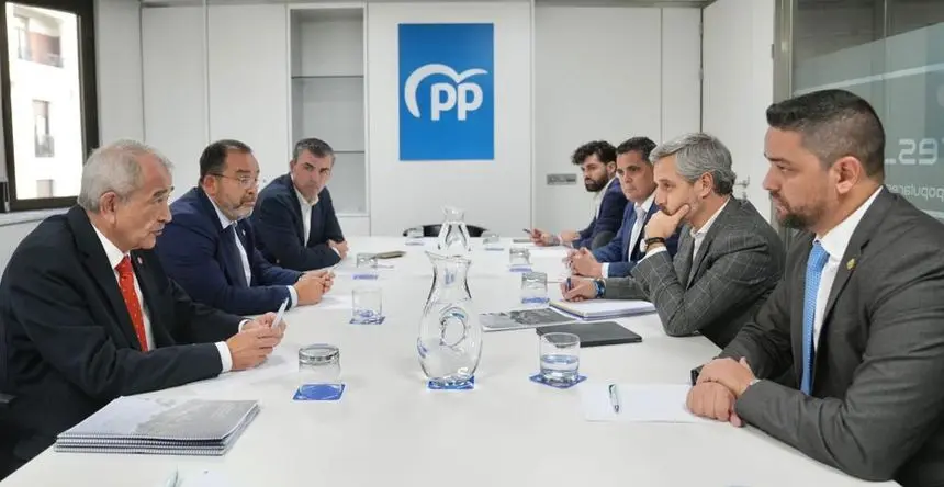 Imagen de la reunión mantenida en Madrid.