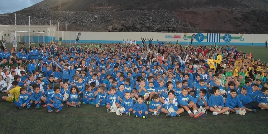Imagen de archivo de la presentación de las escuelas deportivas de Teguise.