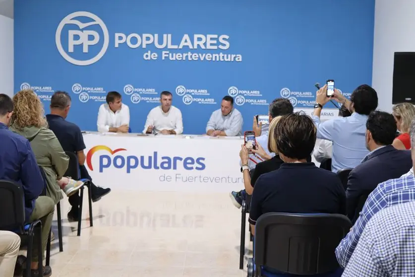 Manuel Domínguez, presidente del Partido Popular de Canarias.