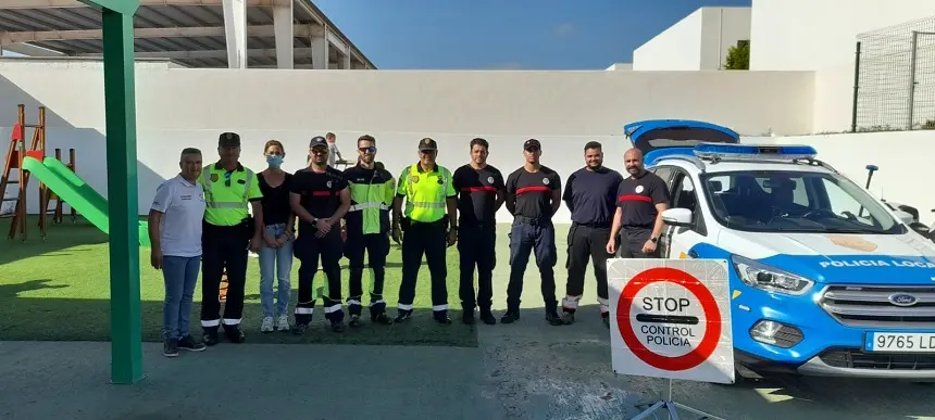 Imagen de los diferentes cuerpos de seguridad componentes del proyecto.