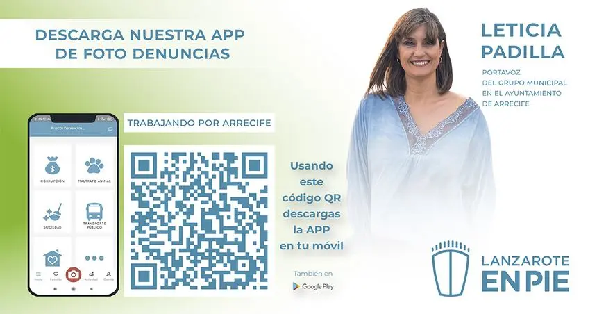Imagen de la nueva app de Lanzarote en Pie