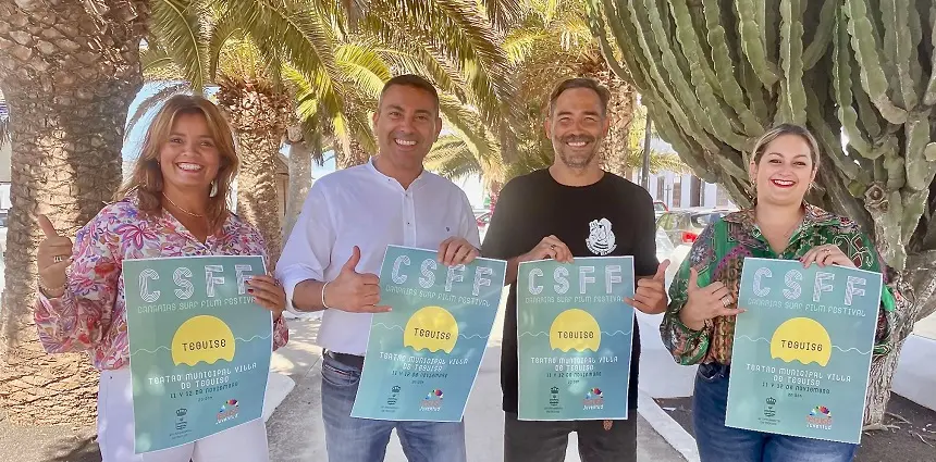 Imagen de la presentación del Canarias Surf Film Festival.