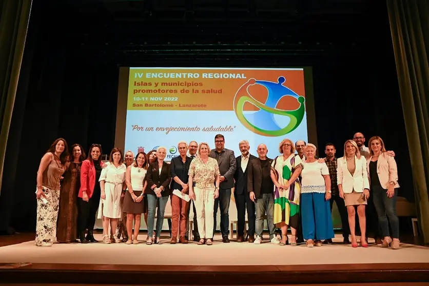 Imagen del encuentro regional “Por un envejecimiento saludable” celebrado en San Bartolomé.