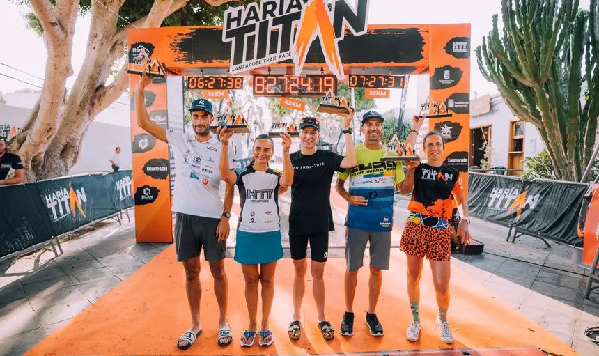 Imagen de los ganadores de la prueba