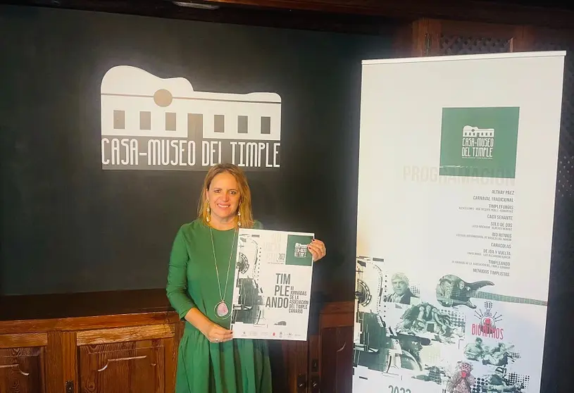 Nori Machín presentando timpleando 2022.