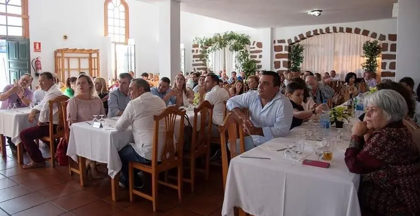 Imagen del almuerzo navideño del PP