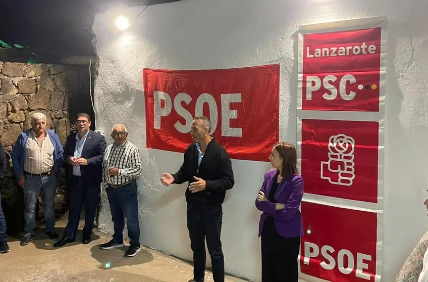 Alfredo Villalba en el discurso de la inauguración